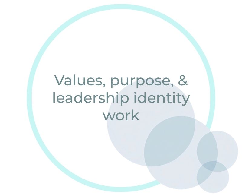 Values, purpose, & leadership identity work Values, purpose, & leadership identity work