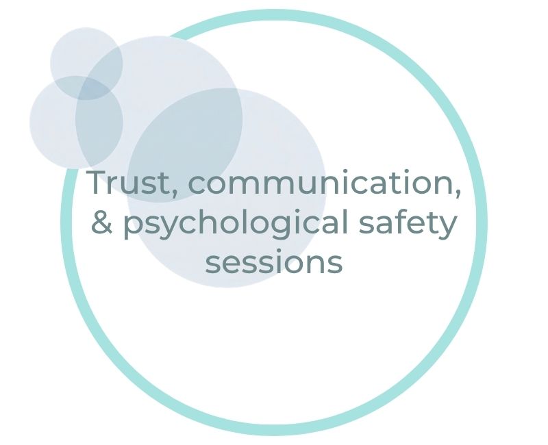 Trust, communication, & psychological safety sessions Trust, communication, & psychological safety sessions